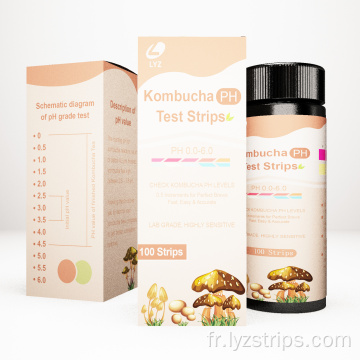 Bandelettes de test de pH pour Kombucha Brewing 0-6